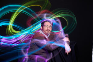 Light Painting with Optical Fibers