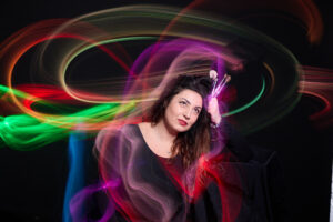 Light Painting with Optical Fibers