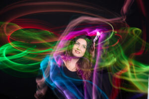 Light Painting with Optical Fibers